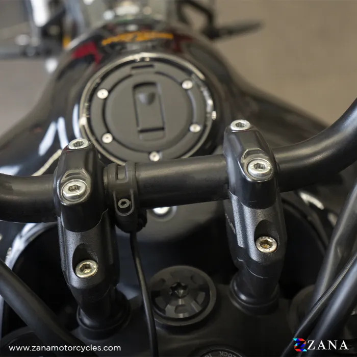 OFFSET HANDLE RISER TEXTURE BLACK FOR HIMALAYAN 450