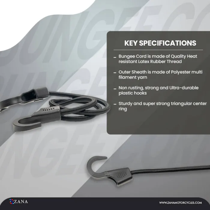BUNGEE CORD MIDDUM SIZE ( 80 CM = 800 MM )