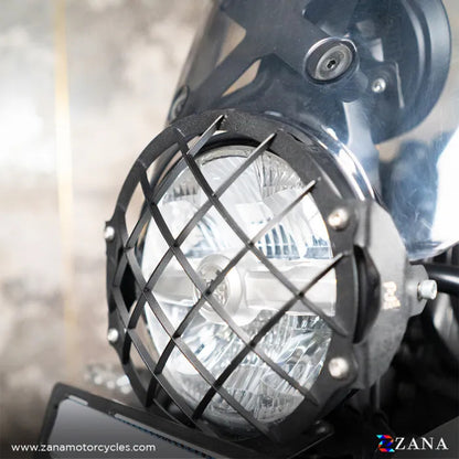 HEADLIGHT GUARD BLACK TYPE-2 FOR HIMALAYAN 450