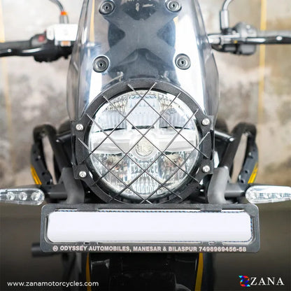HEADLIGHT GUARD BLACK TYPE-2 FOR HIMALAYAN 450