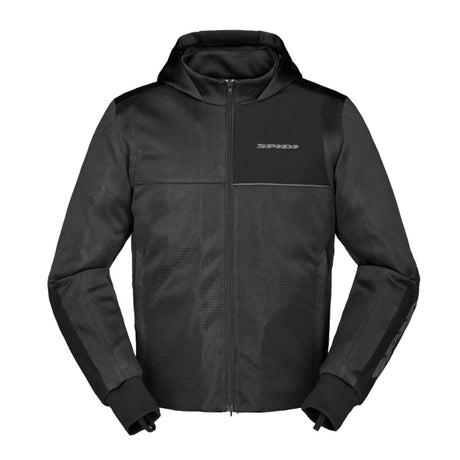 Hoodie Net Jacket  - Black