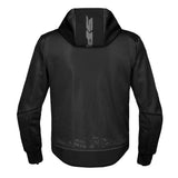 Hoodie Net Jacket  - Black