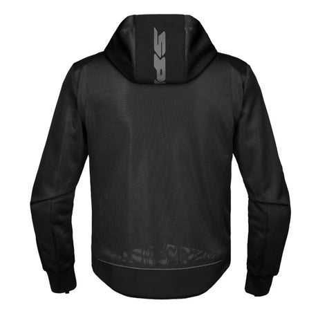 Hoodie Net Jacket  - Black