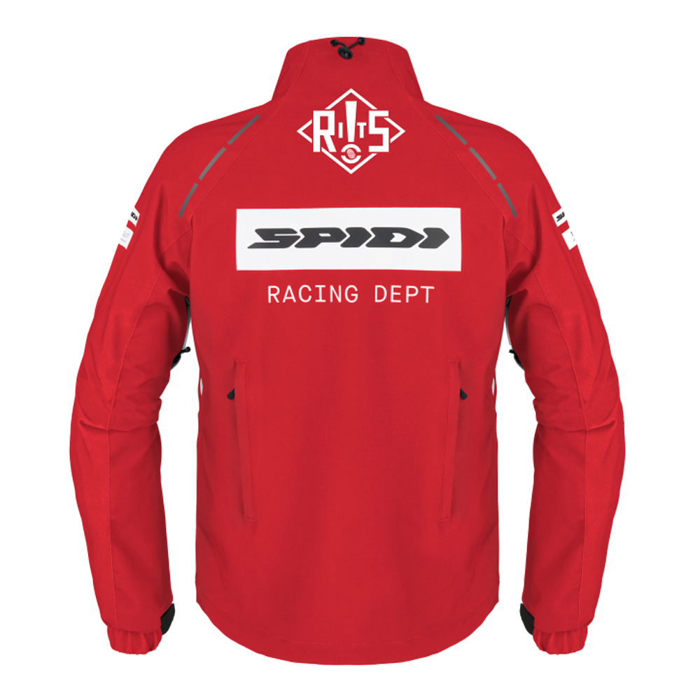 Pit Lane - Highly Ventilated Motorcycle Riding Jacket (Red)