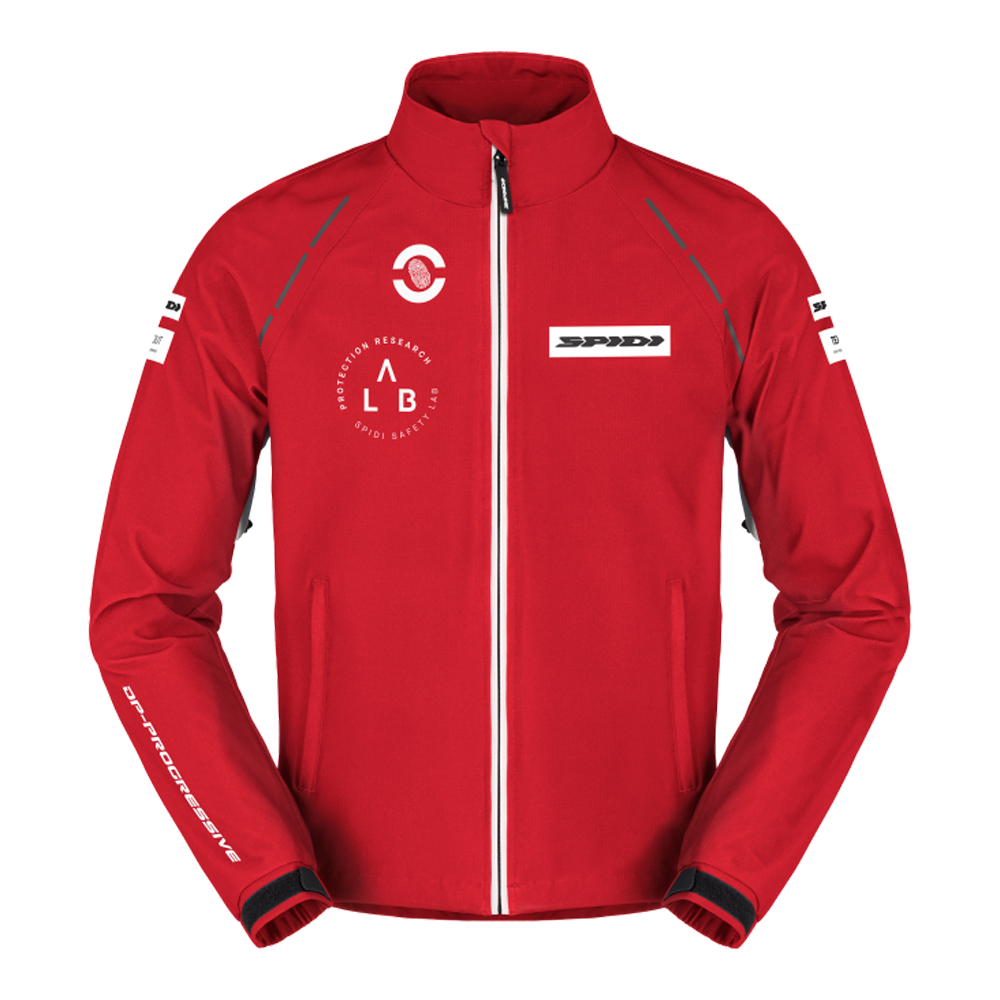 Pit Lane - Highly Ventilated Motorcycle Riding Jacket (Red)